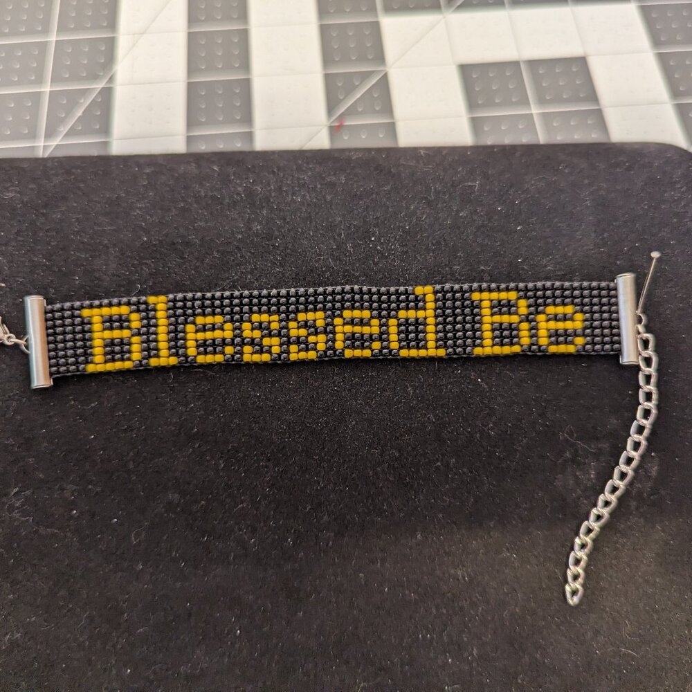 Black/Yellow Wiccan Bracelet
